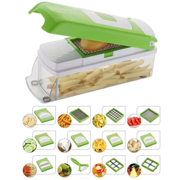 12 1 Vegetable Cutter, Tomato Cutter Grater