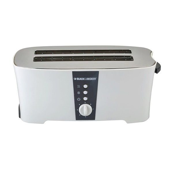 Black & Decker ET124-B5 4 Slice Cool Touch Toaster, 1350W 