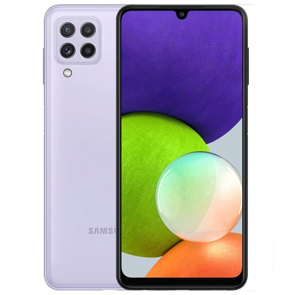 Samsung A22 SM-A225 4G & 128GB Storage, Violet