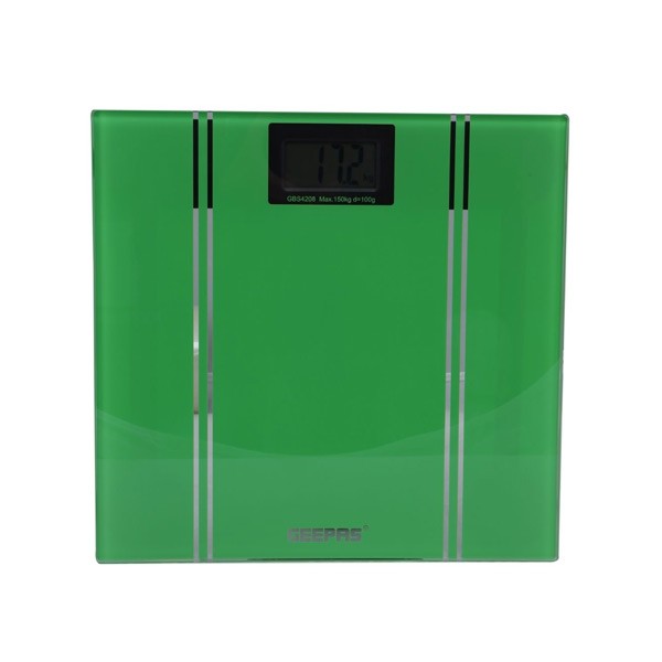 Geepas  GBS4208 Electronic Personal Digital Scale Read Display With Large Platform