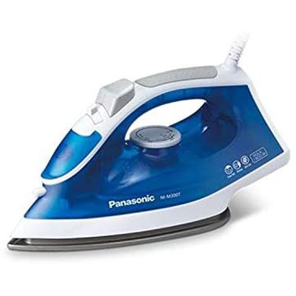 Panasonic NI-M300T Titanium Coated Soleplate Steam Iron, 1800W, Blue
