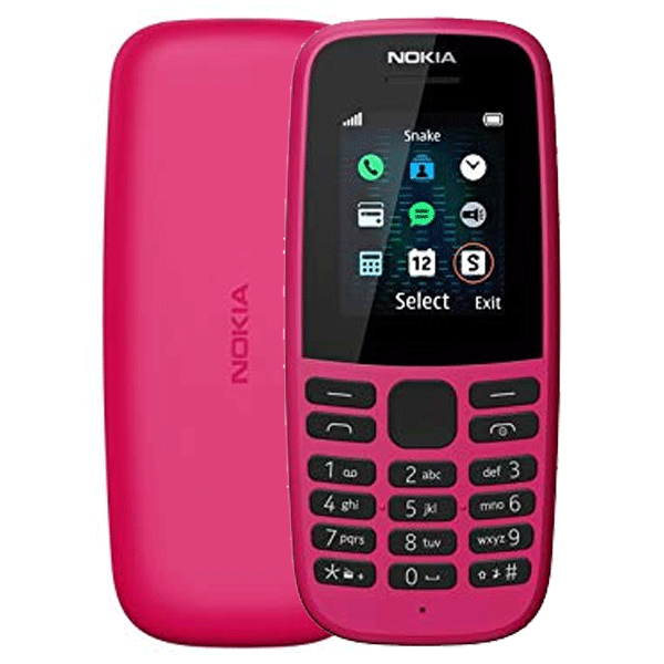 Nokia 105-2019 Dual Sim Black (TA-1174) : : Electrónica