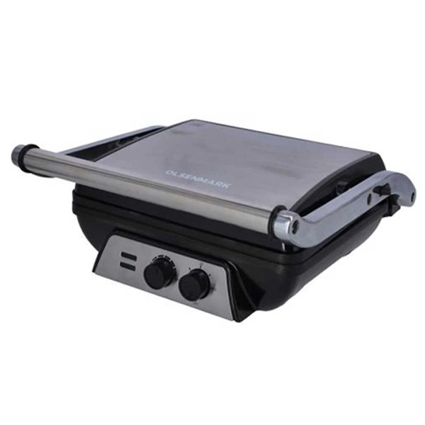 Olsenmark 4 Slice Grill Sandwich Maker Black and Silver OMGM2441 