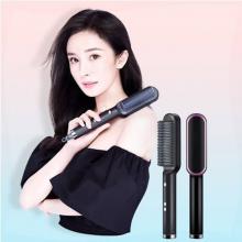 2 in 1 Ceramic Heated Hair Brush and Hair straightener HQT-909B03