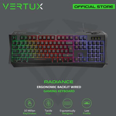 Vertux Ergonomic Backlit Wired Gaming Keyboard03