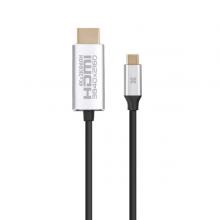 Promate USB-C to HDMI Audio Video Cable with UltraHD Support, Gray03