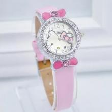 Hello Kitty Diamond Leather Watch White03
