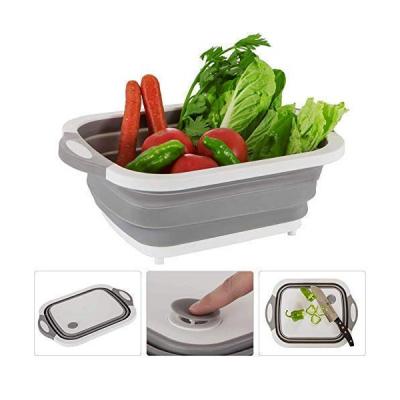 Home care 3 in 1 Collapsable Cutting Board, Dish Wash And Drain Sink Storage SK012903