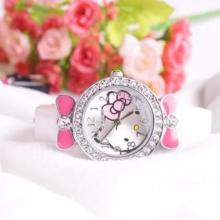 Hello Kitty Diamond Leather Watch Pink03